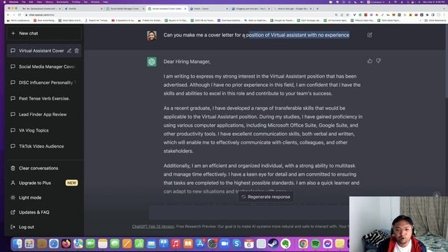 How to Create a Cover Letter Using ChatGPT смотреть онлайн