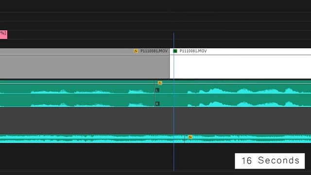 Hide Audio Cuts in Adobe Premiere Pro | Twenty Second Tutorial смотреть онлайн