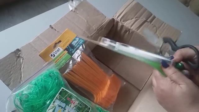 Секатор храповый ТМ "Verano". Сетка огуречная. Таблички. Отзыв Агро-маркет. смотреть онлайн