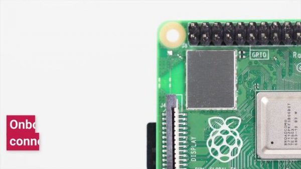Raspberry Pi 4 with 1GB/2GB/4GB Ram and more powerful processor