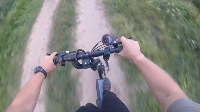 Kugoo M4 Pro 600watt offroad speed test = 41/44 km/h max !!! смотреть онлайн