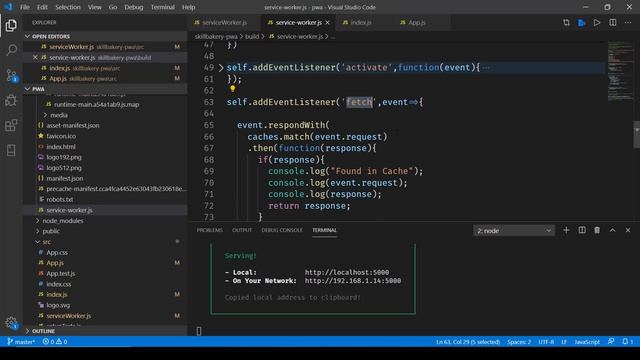 React - Learn how to create a Progressive Web Applications - Offline Cache смотреть онлайн