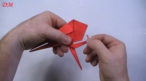 Как сделать ВЕРТОЛЕТ из бумаги. Вертолет оригами своими руками. Поделки из бумаги