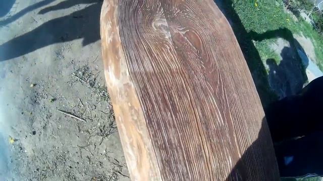 Садовая скамейка из дерева своими руками // Скамейка из пней смотреть онлайн