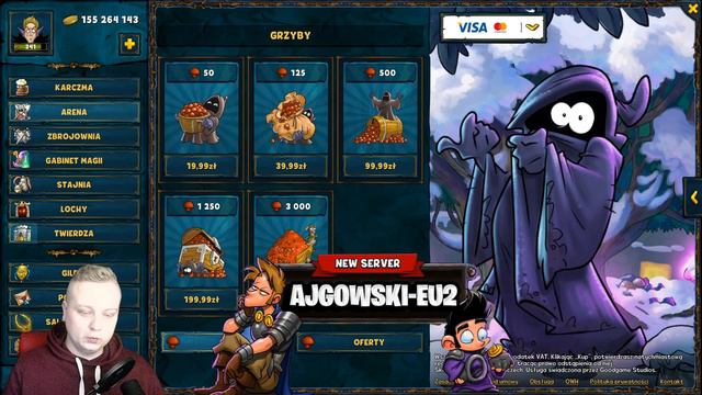 MEGA KOD NA START ⭐ NOWY SERWER EU2 ⭐ SHAKES & FIDGET [90] смотреть онлайн