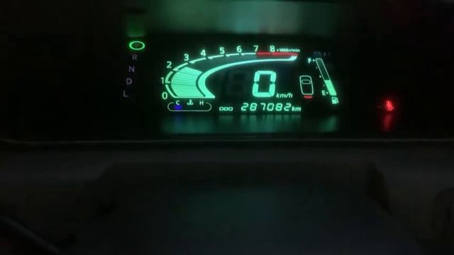 Пересвет подсветки панели/щитка приборов на Nissan Liberty RM12 / RNM12 / QR20DE / 24820WF900 смотреть онлайн