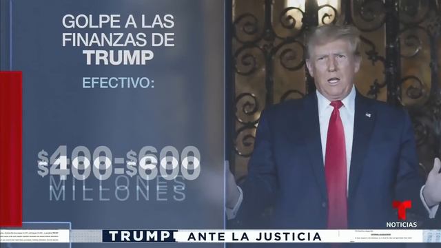 La derrota de Trump en corte puede representar un duro golpe para sus finanzas | Noticias Telemundo смотреть онлайн