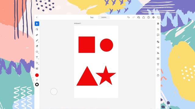 ADOBE ILLUSTRATOR FOR IPAD - VIDEO 7 - SHAPE TOOL смотреть онлайн