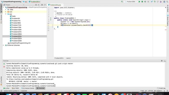Problem 281A - Word Capitalization | Codeforces | 07 Oct 2018 смотреть онлайн