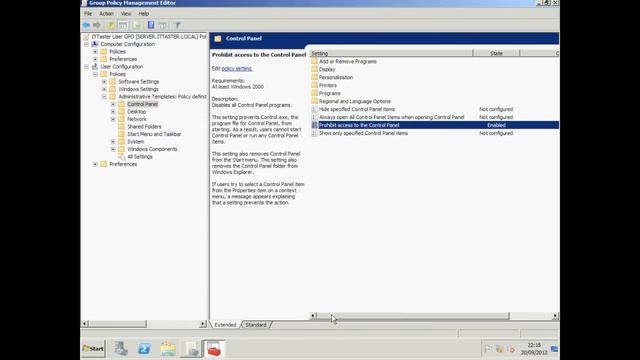 Configuring Group Policy (Part 1) - Windows Server 2008 R2 смотреть онлайн