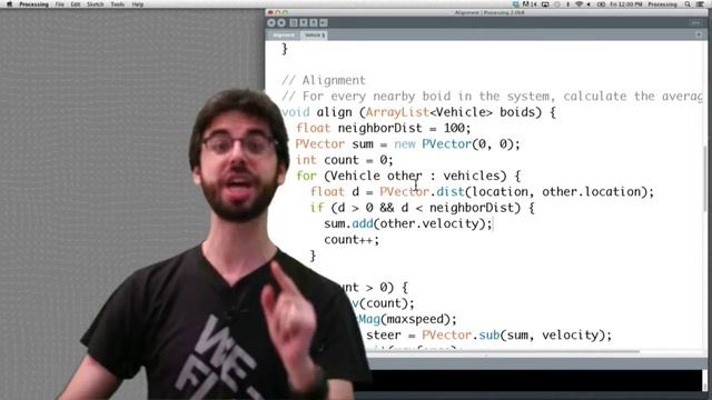 6.7: Group Steering Behaviors - The Nature of Code смотреть онлайн
