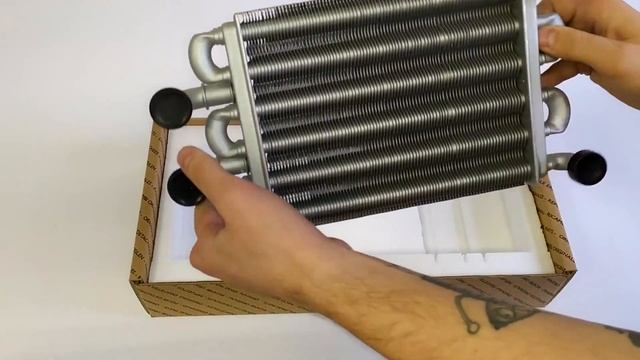 Первичный теплообменник битермический BAXI (Баски) 005700520 смотреть онлайн