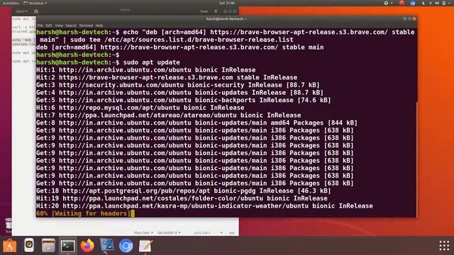 How To Install Brave Browser In Ubuntu Linux смотреть онлайн