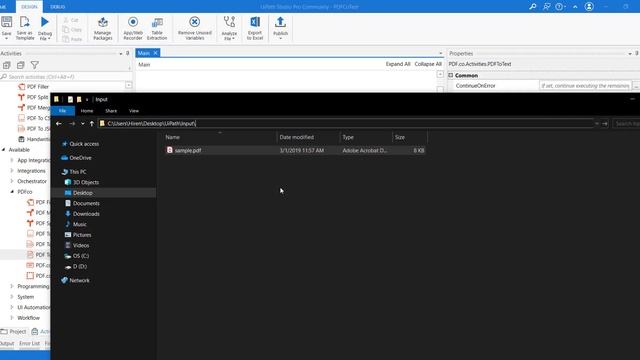 How to Extract PDF to TEXT with UiPath смотреть онлайн