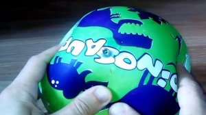 Как сдуть резиновый мяч