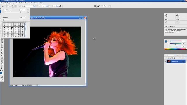 Photoshop CS3 EXTENDED color burst tutorial смотреть онлайн