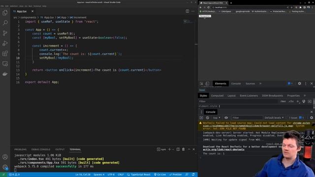 React useRef Hook смотреть онлайн