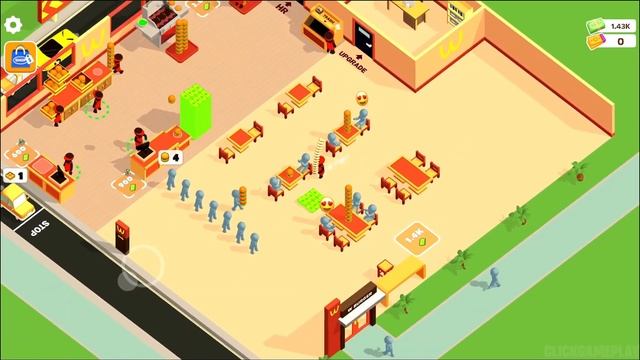 Burger Please! Gameplay Walkthrough Part 4 - Tutorial Manage Burger Restaurant (Android,iOS) смотреть онлайн