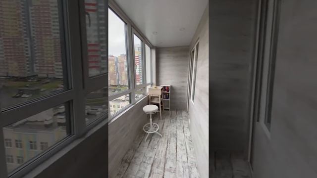 Как оборудовать спальню на балконе в студии . Отделка Балкона в #жкневскиепаруса смотреть онлайн