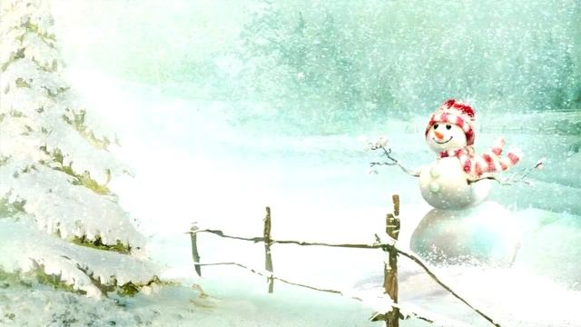 снеговик -детская весёлая песенка смотреть онлайн