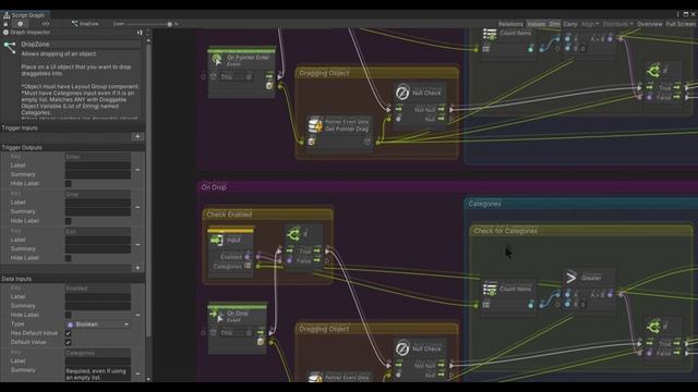 Simple Drag & Drop Subgraph (Unity Visual Scripting) смотреть онлайн