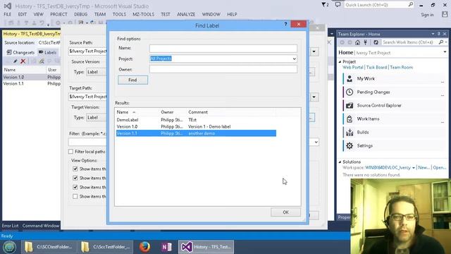 How to Compare Labels in TFS Version Control смотреть онлайн