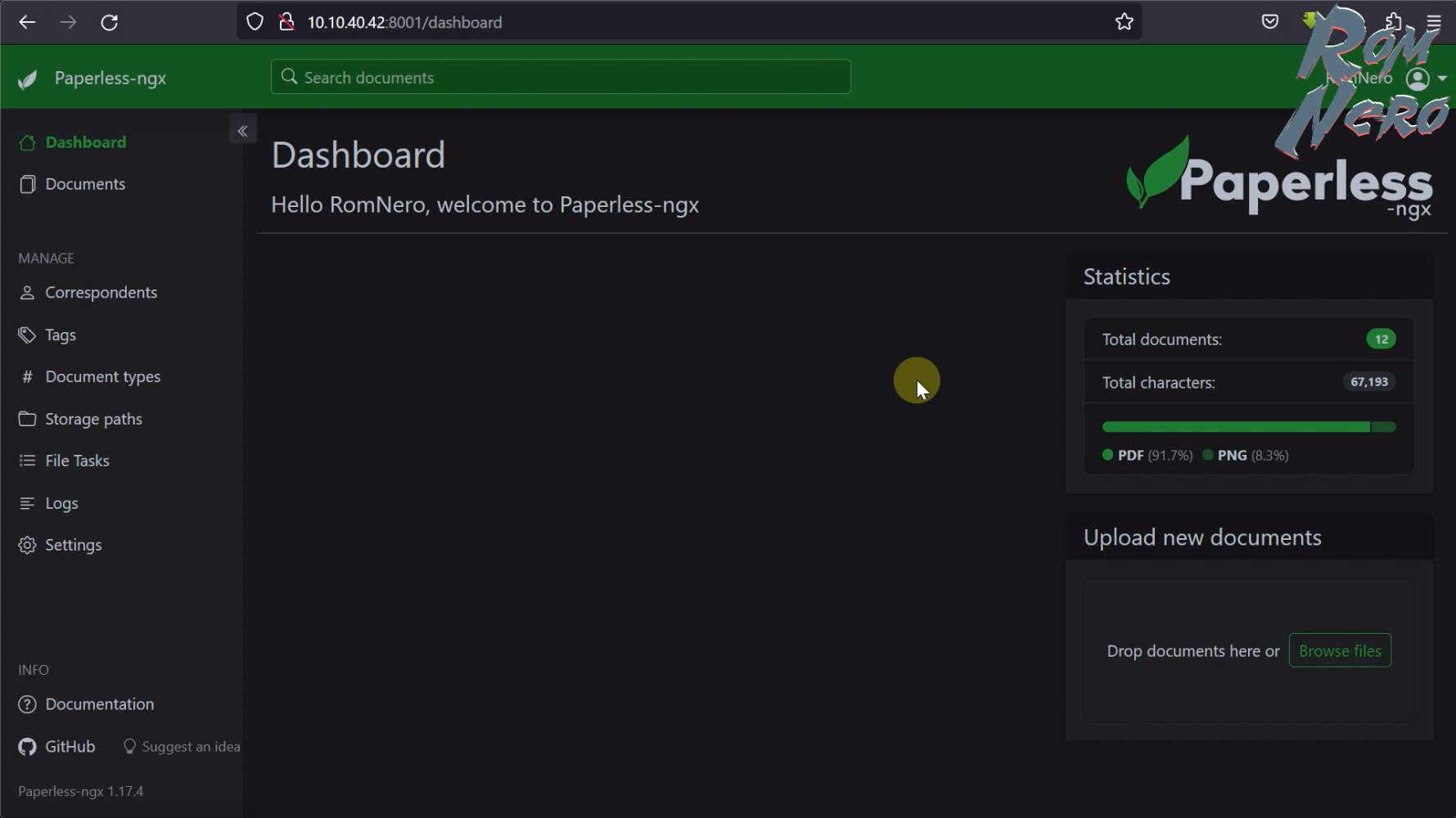 Paperless-ngx (docker) - управление документами. DMS - Document Management System смотреть онлайн