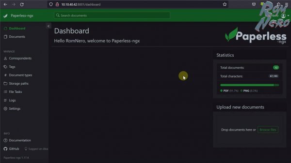 Paperless-ngx (docker) - управление документами. DMS - Document Management System