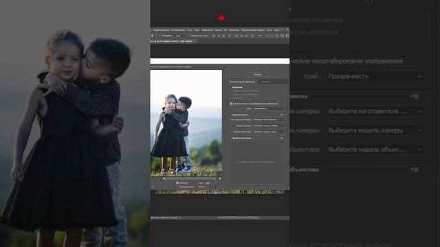 Как сделать виньетку в Фотошопе #shorts смотреть онлайн