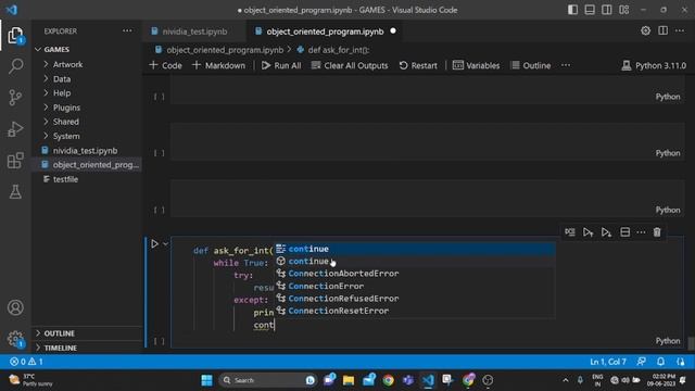 How to check whether the object is Int or Str | Python | Visual Studio | coding_tutorials смотреть онлайн