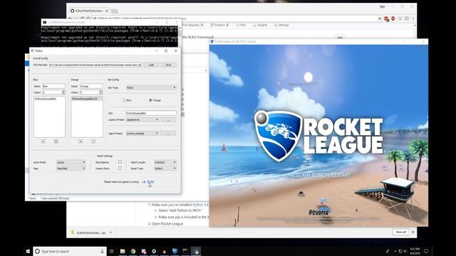RLBot Setup Guide - Code your own Rocket League Bot in Python! (old, see newer video in description смотреть онлайн
