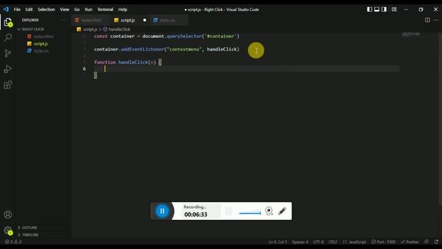 Right Click Menu || HTML CSS JS смотреть онлайн