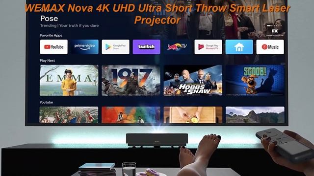 Top 5 Best 4K High Quality UHD Laser TV Home Theatre Projector Smart Android System in 2022 смотреть онлайн