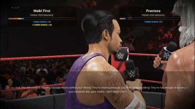 WWE RAW. 18 Elimination. 1 Lap. Монолог Fructoza смотреть онлайн