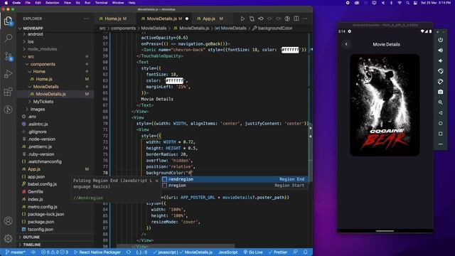 Movie Ticket Booking App - React Native & Async Storage смотреть онлайн