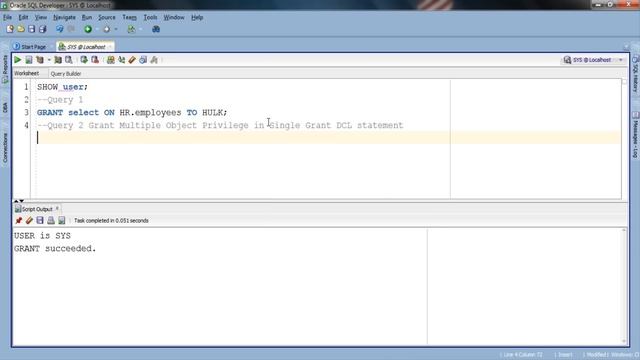 SQL tutorial 47: How to Grant Object Privileges With Grant Option in Oracle Database смотреть онлайн