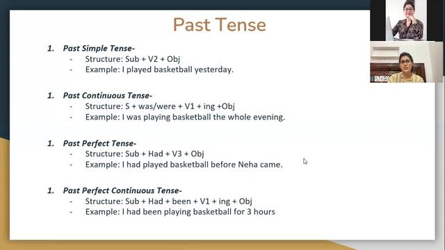 ENGLISH LIVE SESSION -TENSE PRESENTATION смотреть онлайн