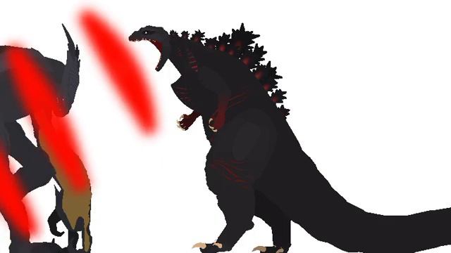 Muto prime vs shin GODZILLA no sound | stick node pro смотреть онлайн