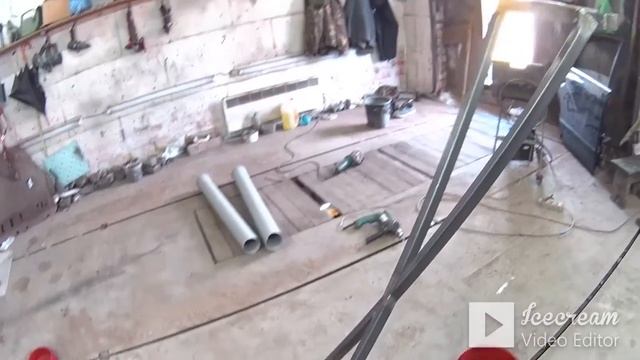 Ремонт гаража. Приточка в гараж. смотреть онлайн