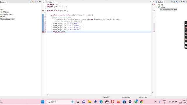 2.Java program to search a value in a tree map смотреть онлайн