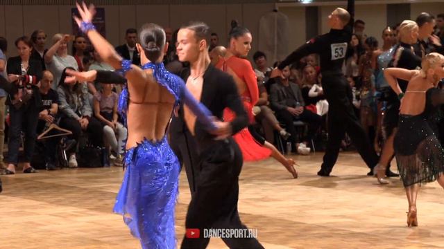 Yari Paolone - Erika Zuza ITA | Rumba | WDSF Open Under 21 Latin | GOC 2019 смотреть онлайн