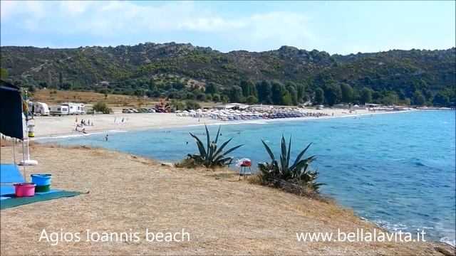 Agios Ioannis beach (near Nikiti - halkididi) смотреть онлайн