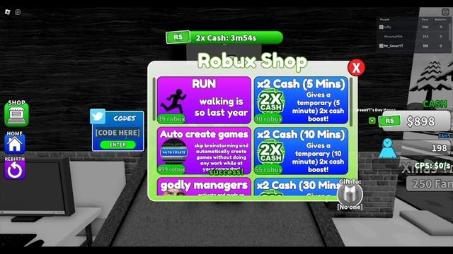 Roblox: make roblox games to become rich and famous (All 4 Codes!) смотреть онлайн
