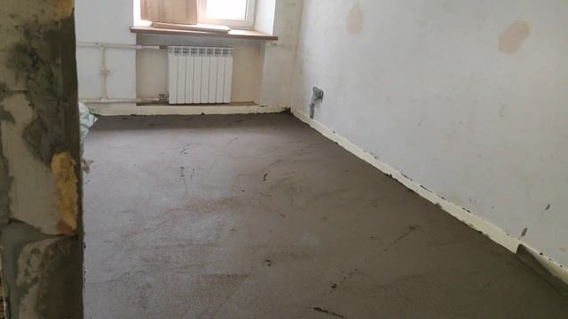 Полусухая стяжка в хрущевке на керамзите. День 11)