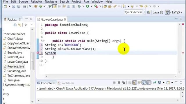 11 Les fonctions chaines de caractères toLowerCase et toUpperCase Java смотреть онлайн