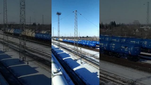 Ж/Д вокзалы Самара и Новокуйбышевск #путешествие #природа #город смотреть онлайн