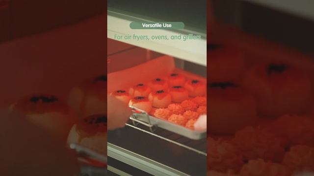 Non-stick precut unbleached parchment paper baking sheets for air fryers, oven, bakeware & steaming смотреть онлайн