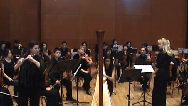 W.A.Mozart - Flute & Harp Concerto in C Major, K299 (BICO) смотреть онлайн