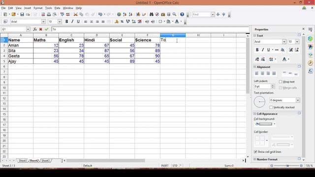 OpenOffice Calc Tutorial | How To Apply Formulas In OpenOffice Calc | CBSE CLASS - IX | IT - 402 смотреть онлайн