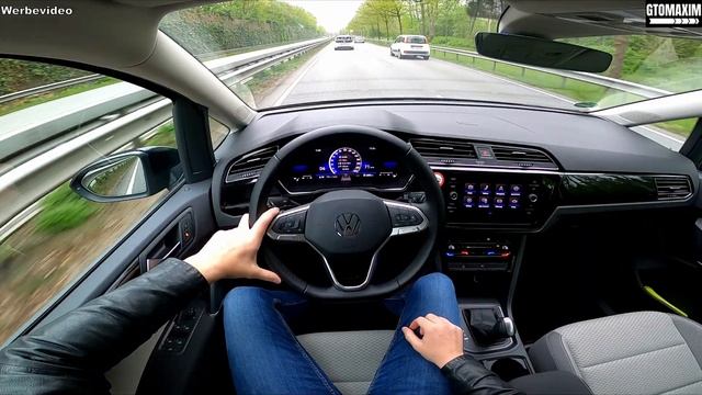 2022 VW Touran 2.0 TDI Active - review & pov test drive смотреть онлайн